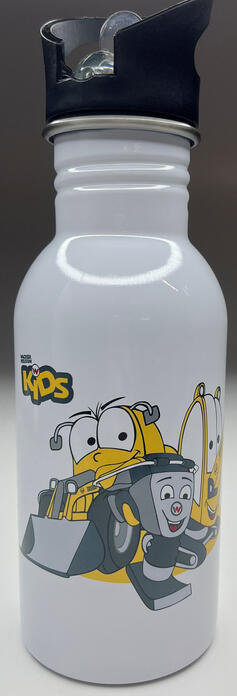 white Traveller Canteen Bottle with sublimation print