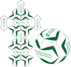 14 panel football 'Boomerang' design