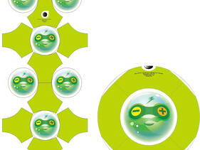 ,X' Design & ,TELE' Design - soccer ball templates