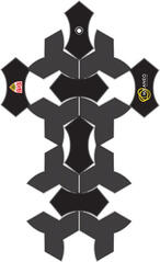 carbon optic football 14 panel Boomerang design