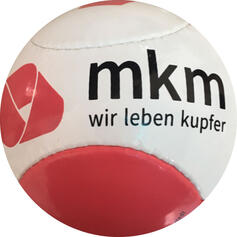 Mini soccer ball 6 panel design