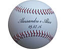 Baseball ball with date