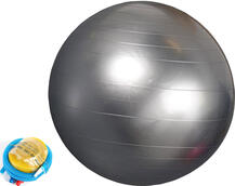 Gymnastic ball, silver